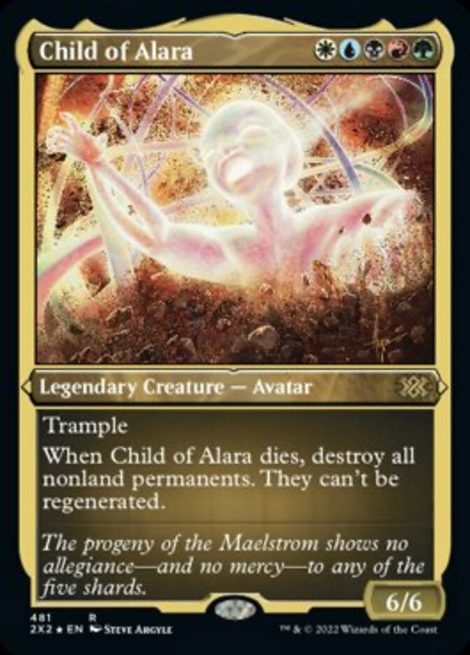 Child of Alara (Foil Etched) [Double Masters 2022] | Good Games North