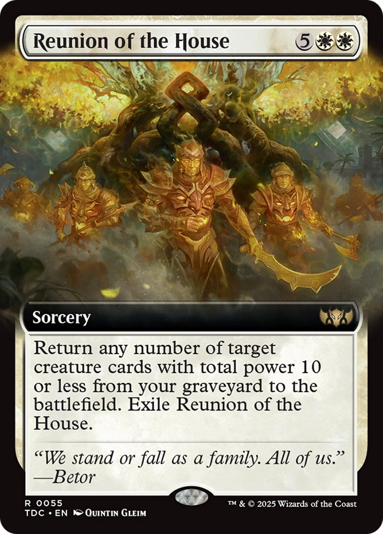 Reunion of the House (Extended Art) [Tarkir: Dragonstorm Commander] | Good Games North
