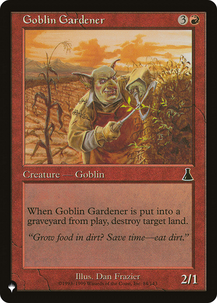Goblin Gardener [The List] | Good Games North