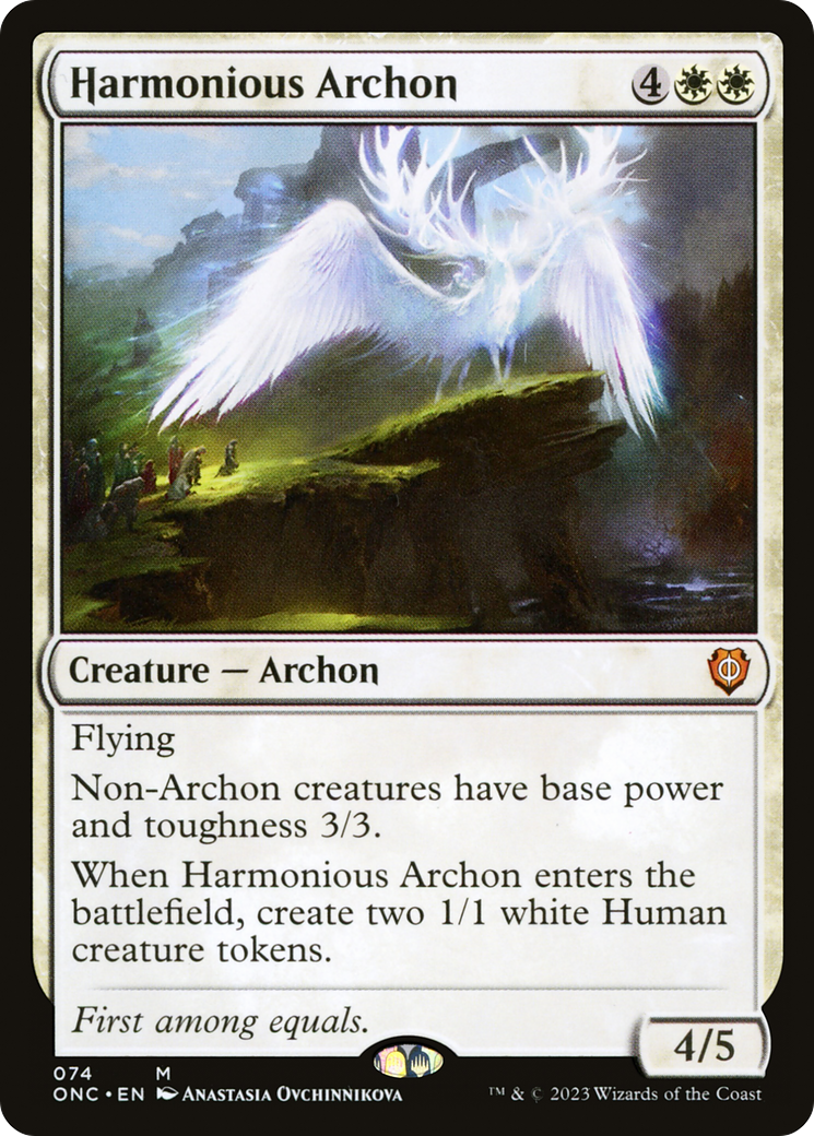 Harmonious Archon [Phyrexia: All Will Be One Commander] | Good Games North