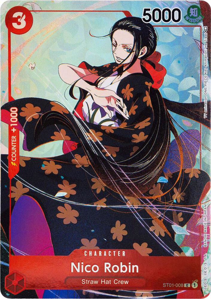 Nico Robin (Gift Col.) ST01-008 (One Piece Promotion Cards)  - Alternate Art Foil | Good Games North