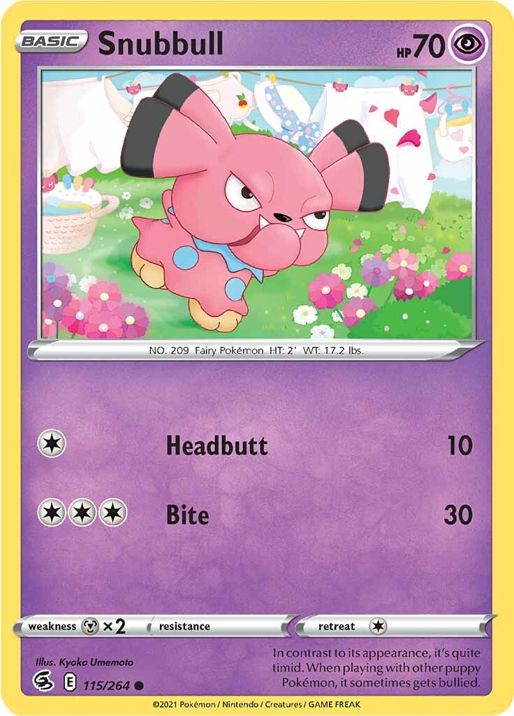 Snubbull (115/264) [Sword & Shield: Fusion Strike] | Good Games North