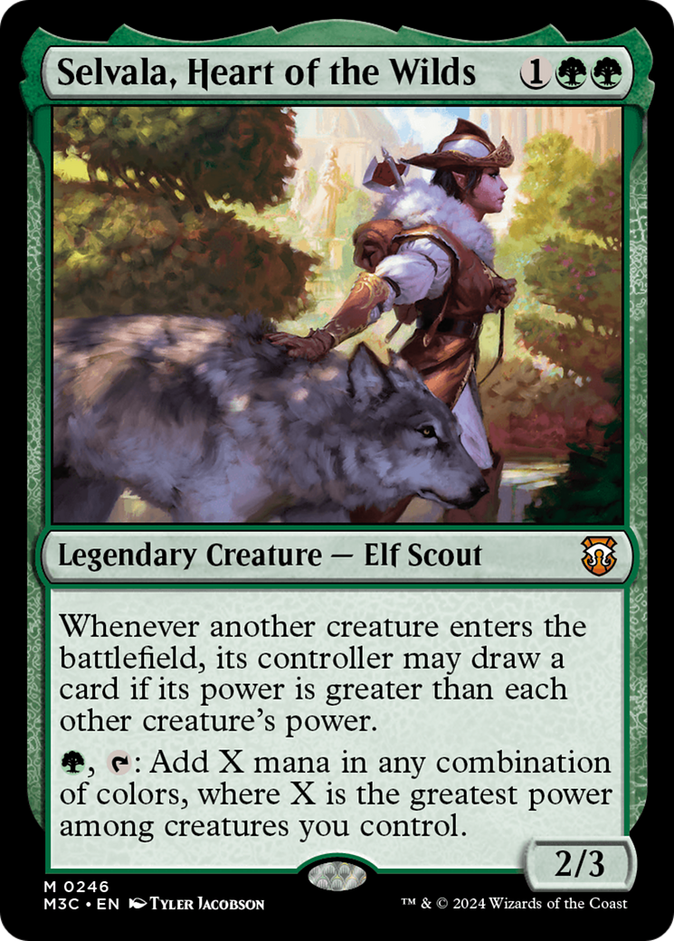 Selvala, Heart of the Wilds (Ripple Foil) [Modern Horizons 3 Commander] | Good Games North