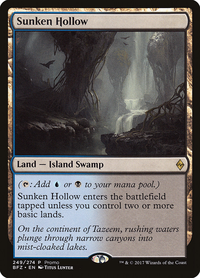 Sunken Hollow (Promo) [Standard Showdown Promos] | Good Games North