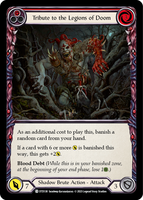 Tribute to the Legions of Doom (Red) [DTD130] (Dusk Till Dawn) | Good Games North
