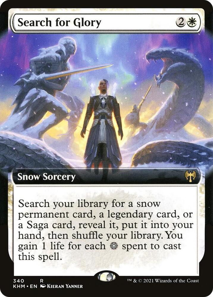 Search for Glory 340 (Kaldheim)  - Extended Art Foil | Good Games North