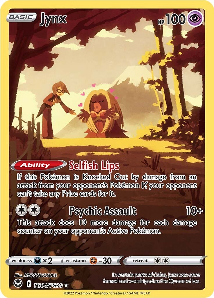 Jynx (TG04/TG30) [Sword & Shield: Silver Tempest] | Good Games North