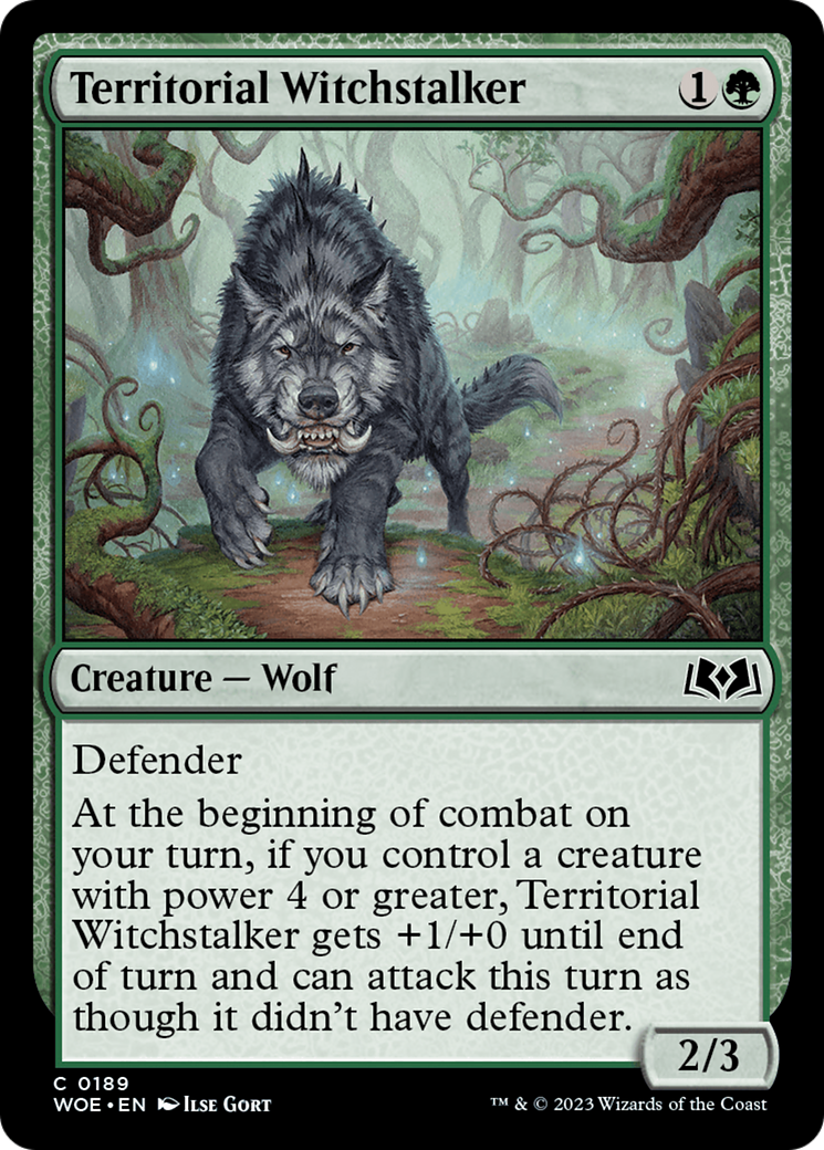 Territorial Witchstalker [Wilds of Eldraine] | Good Games North