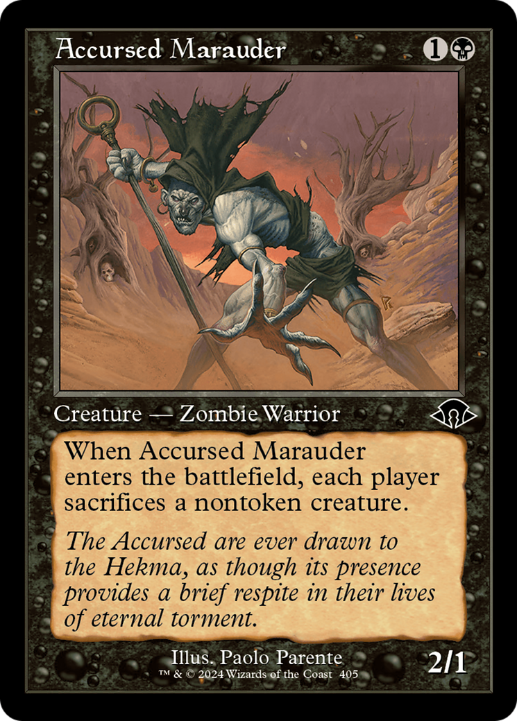 Accursed Marauder (Retro Frame) [Modern Horizons 3] | Good Games North