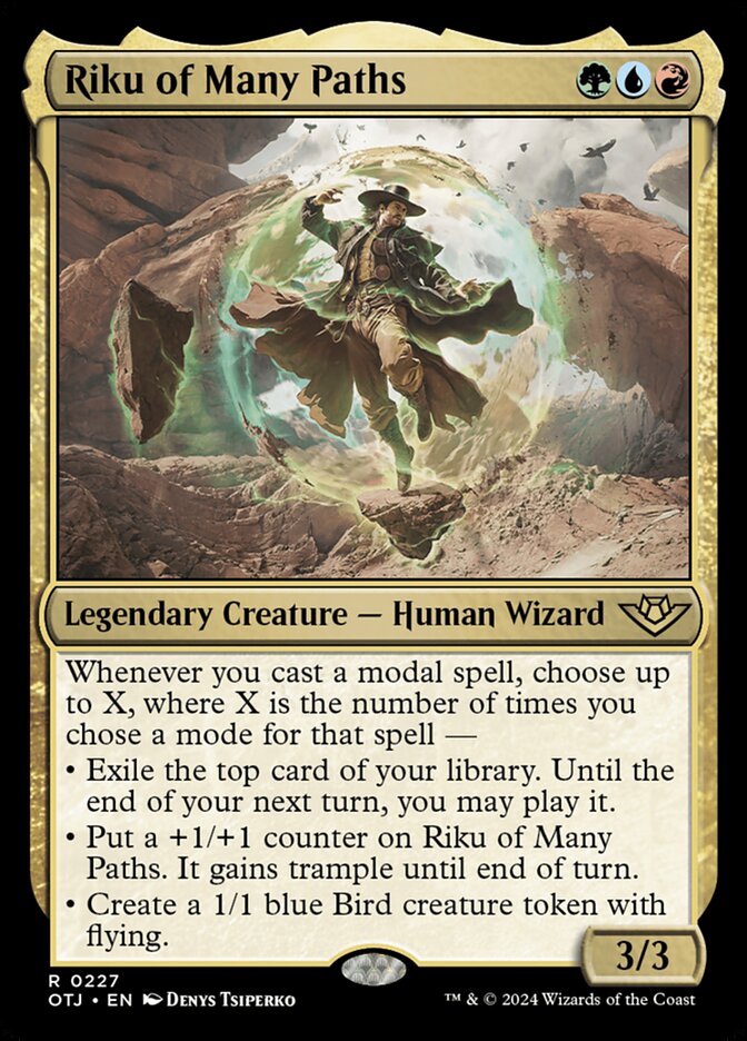 Riku of Many Paths 227/286 (Outlaws of Thunder Junction)  - Foil | Good Games North