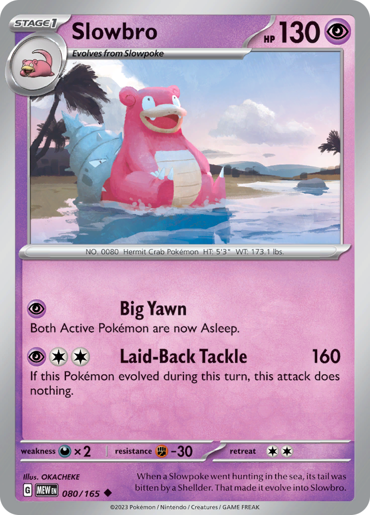Slowbro (080/165) [Scarlet & Violet 151] | Good Games North