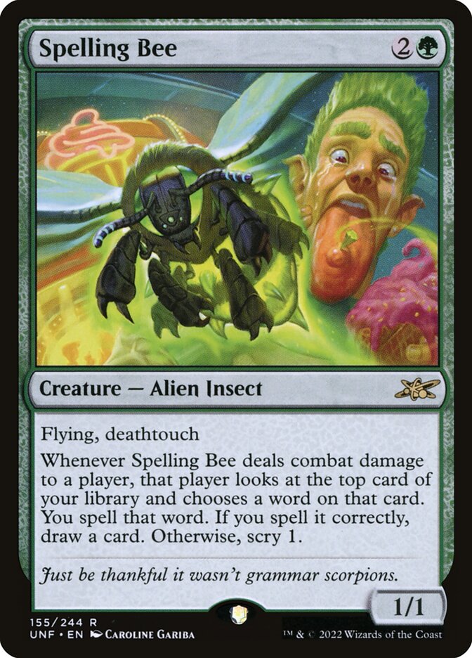 Spelling Bee 155/244 (Unfinity)  - Foil | Good Games North