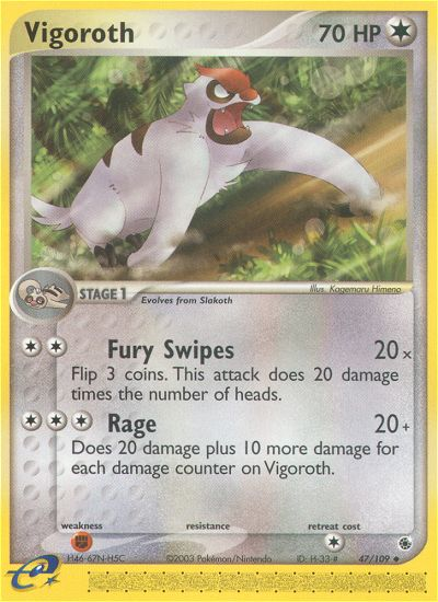 Vigoroth (47/109) [EX: Ruby & Sapphire] | Good Games North