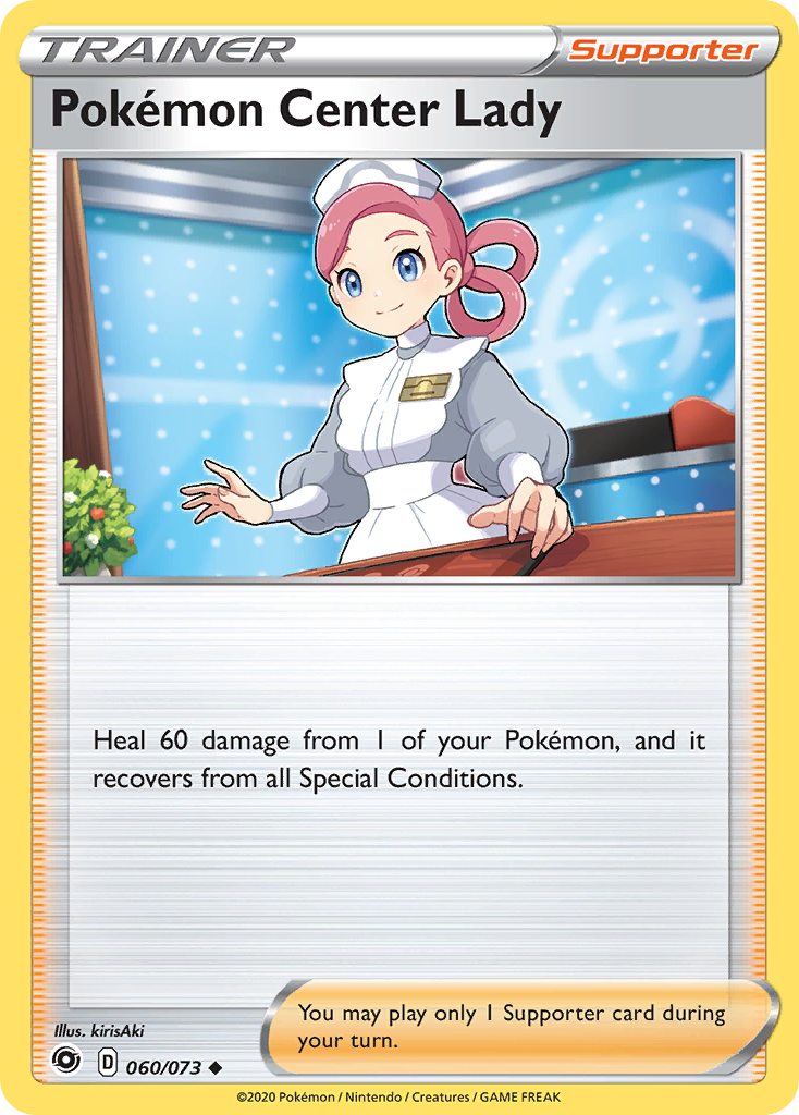 Pokemon Center Lady (060/073) [Sword & Shield: Champion's Path] | Good Games North
