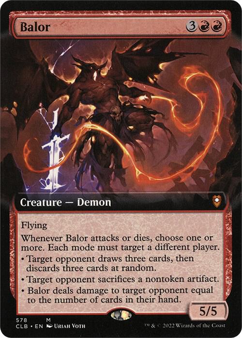Balor Extended Art (Commander Legends: Battle for Baldur's Gate)  | Good Games North