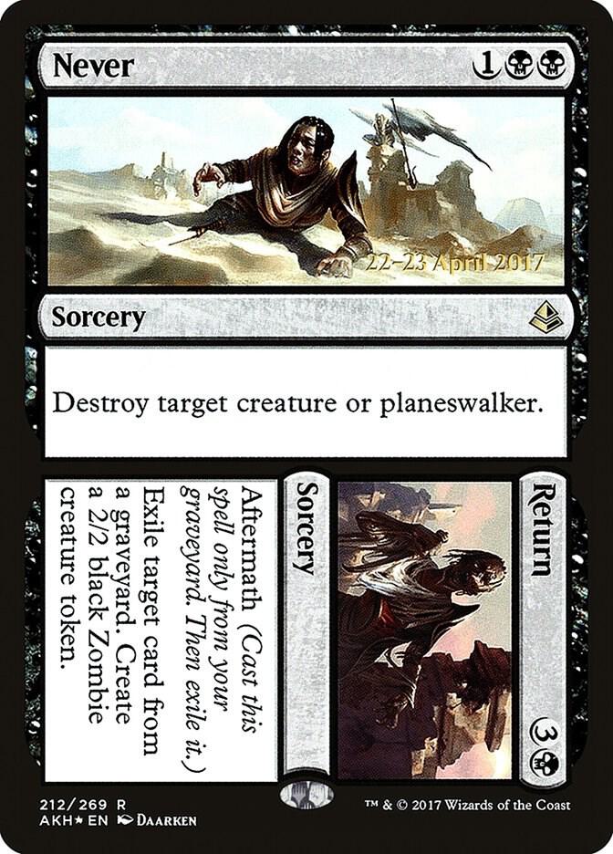 Never Return 212s/77 (Prerelease Cards)  - Foil | Good Games North