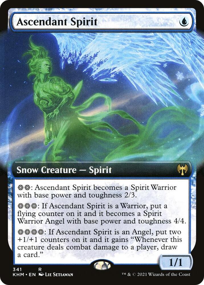 Ascendant Spirit Extended Art (Kaldheim)  - undefined | Good Games North