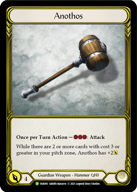 Anothos (Golden) [FAB061] (Promo)  Cold Foil | Good Games North