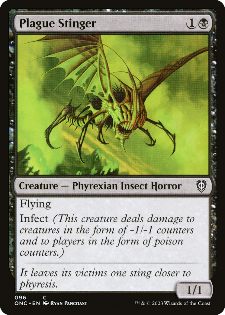 Plague Stinger [Phyrexia: All Will Be One Commander] | Good Games North