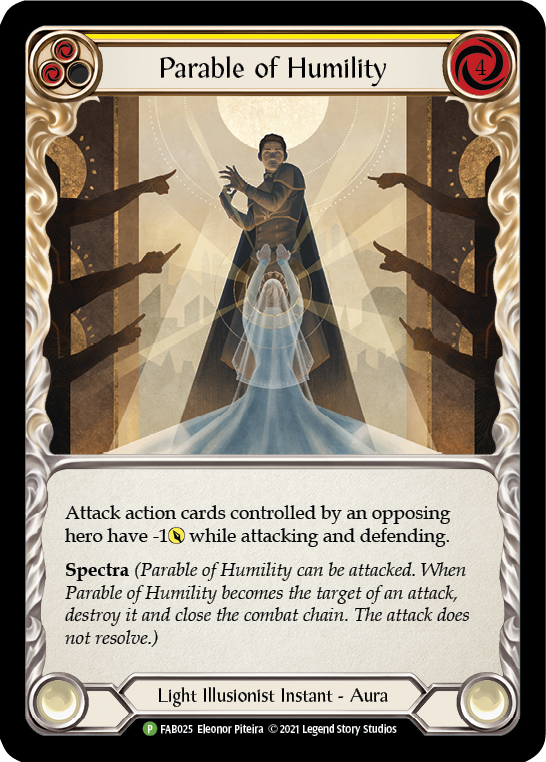 Parable of Humility [FAB025] (Promo)  Cold Foil | Good Games North