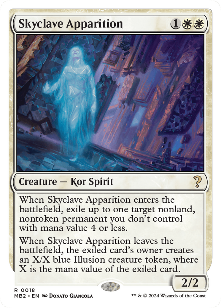 Skyclave Apparition (White Border) [Mystery Booster 2] | Good Games North
