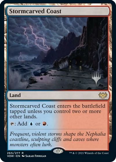 Stormcarved Coast (Promo Pack) [Innistrad: Crimson Vow Promos] | Good Games North