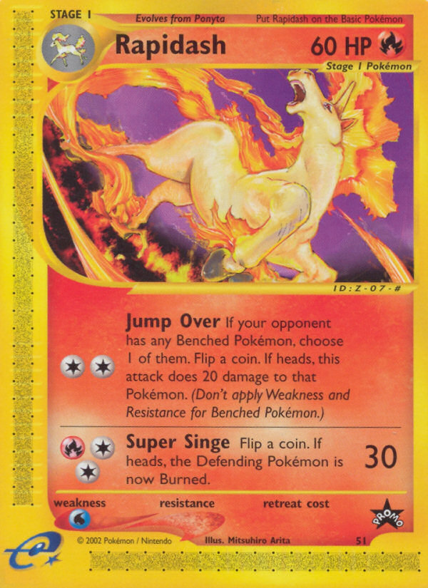Rapidash (51) [Wizards of the Coast: Black Star Promos] | Good Games North