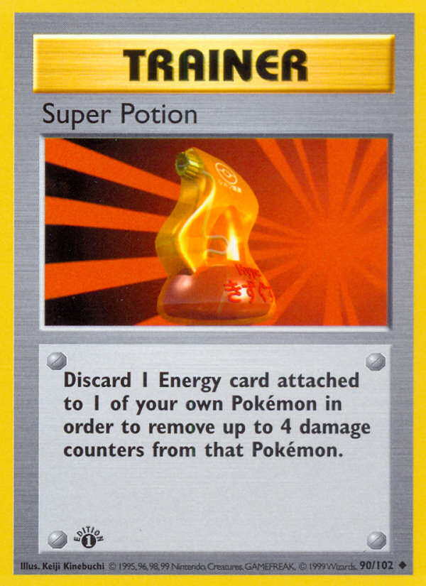Super Potion (90/102) (Shadowless) [Base Set 1st Edition] | Good Games North