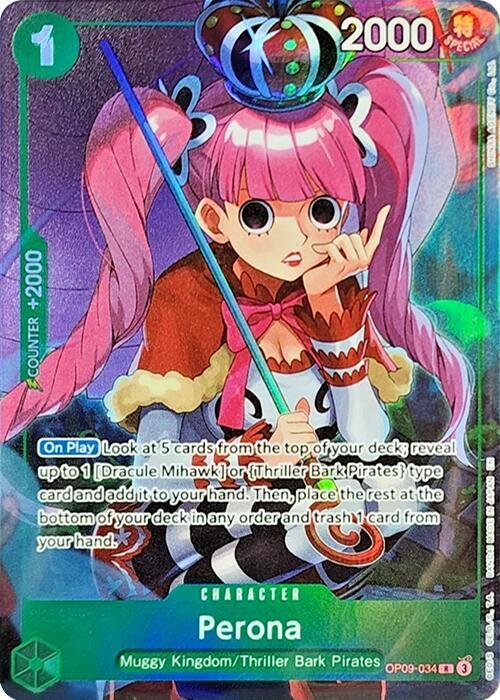 Perona (Illustration Box Vol.4) OP09-034 (One Piece Promotion Cards)  - Foil | Good Games North
