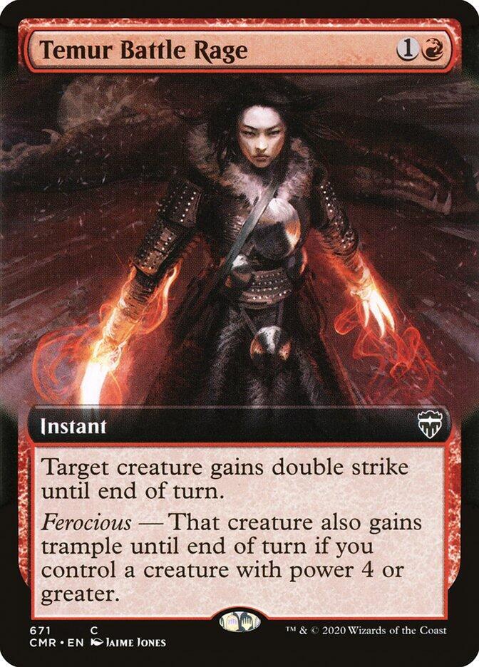 Temur Battle Rage 671 (Commander Legends)  - Extended Art | Good Games North