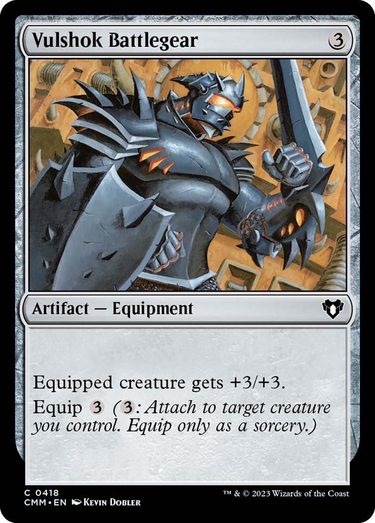 Vulshok Battlegear [Commander Masters] | Good Games North
