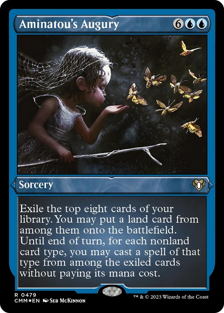 Aminatou's Augury (Foil Etched) [Commander Masters] | Good Games North