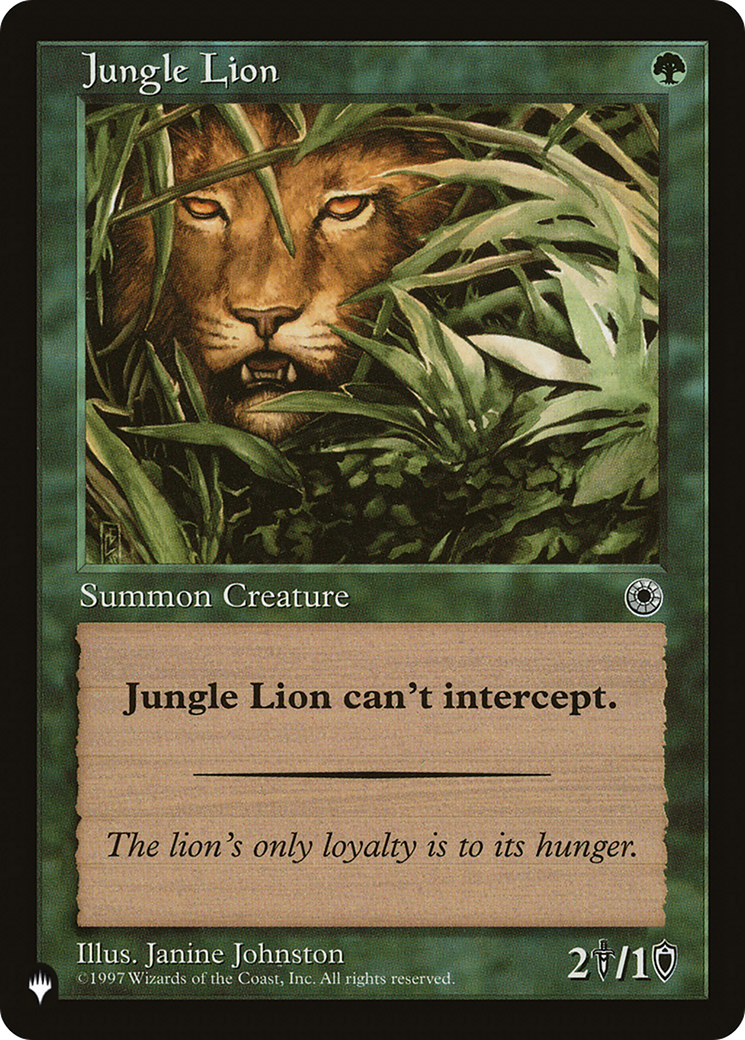 Jungle Lion [The List] | Good Games North