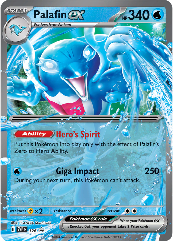 Palafin ex (126) (Jumbo Card) [Scarlet & Violet: Black Star Promos] | Good Games North