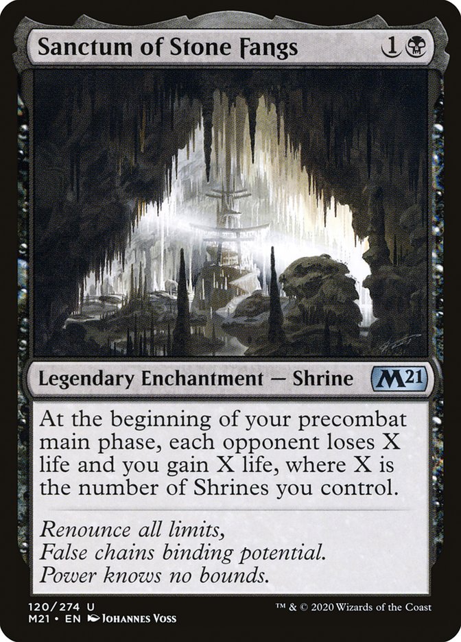 Sanctum of Stone Fangs (Core Set 2021)  | Good Games North