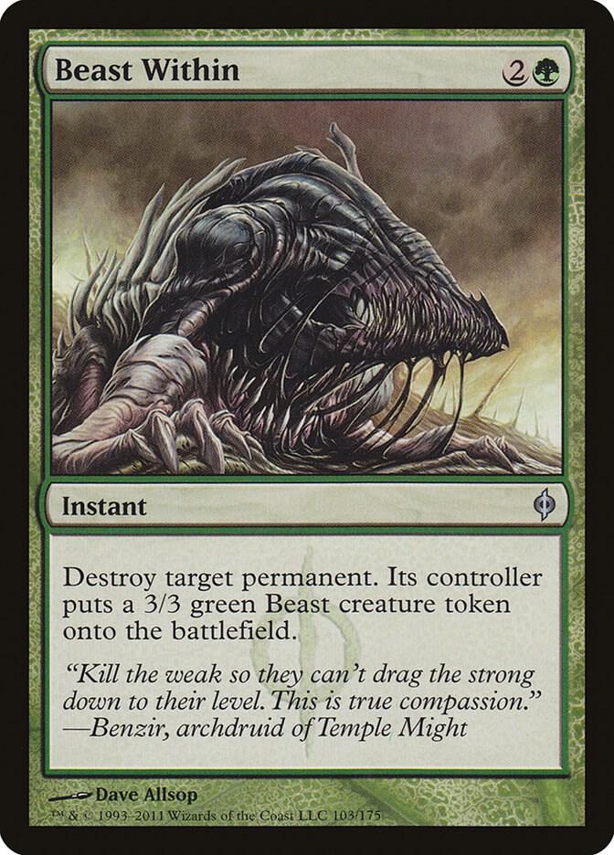 Beast Within 103 (New Phyrexia)  - Foil | Good Games North