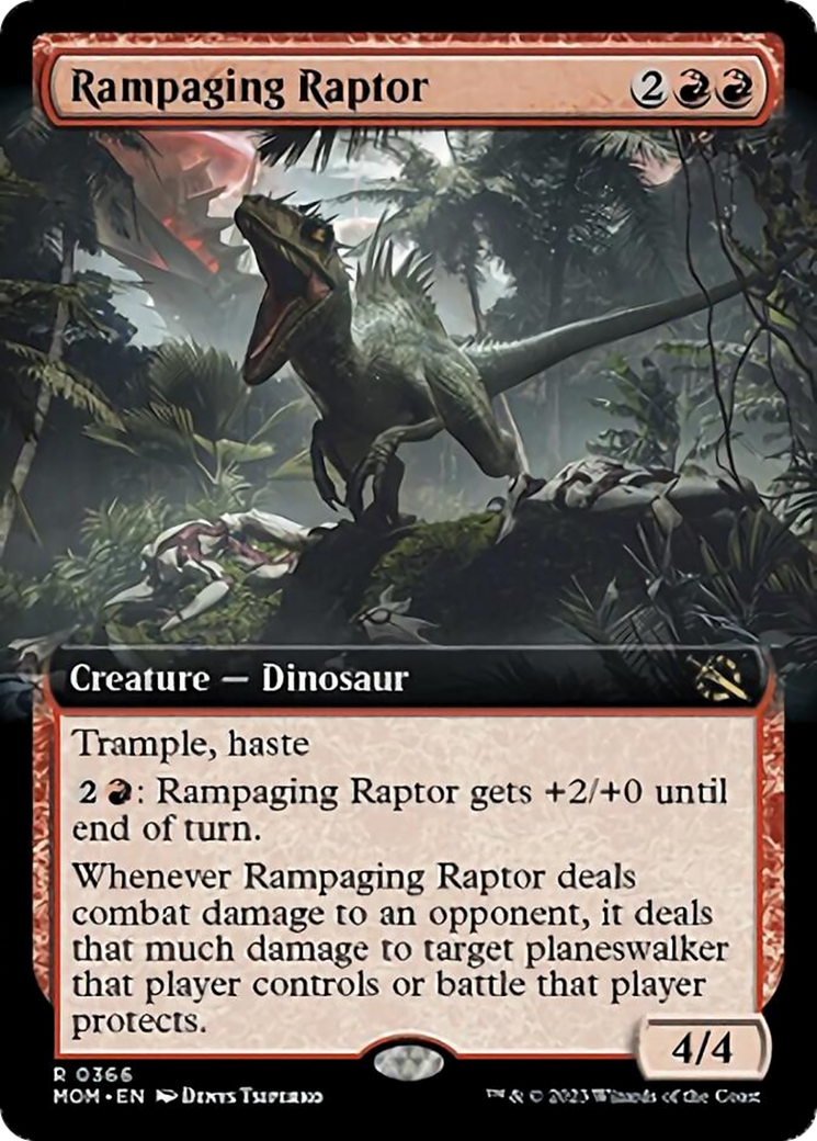 Rampaging Raptor (Extended Art) [March of the Machine] | Good Games North