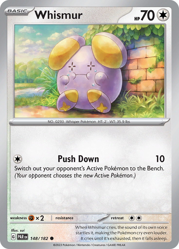 Whismur (148/182) [Scarlet & Violet: Paradox Rift] | Good Games North