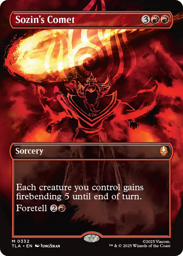 Sozin's Comet (0332) (Borderless) [Avatar: The Last Airbender] | Good Games North