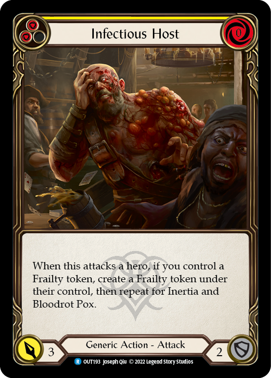 Infectious Host (Yellow) [OUT193] (Outsiders) | Good Games North