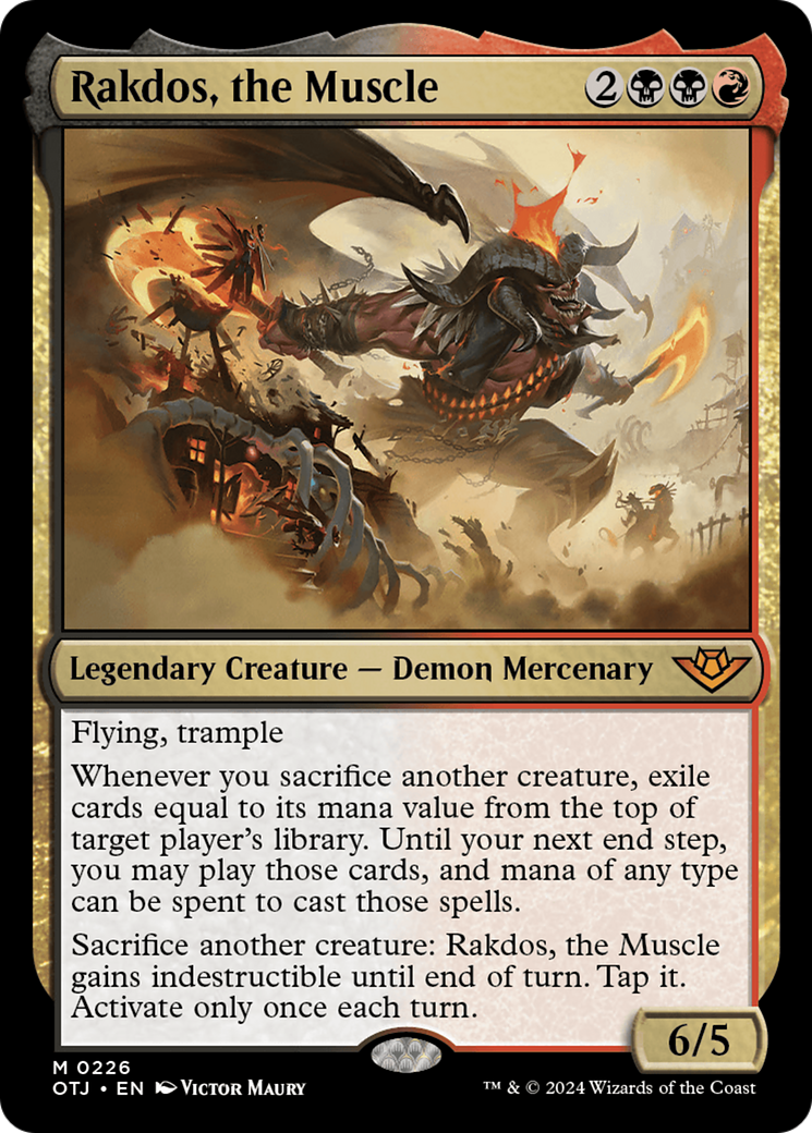 Rakdos, the Muscle [Outlaws of Thunder Junction] | Good Games North
