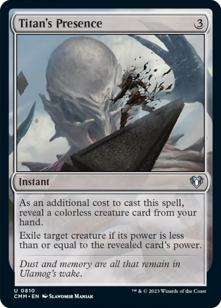 Titan's Presence [Commander Masters] | Good Games North