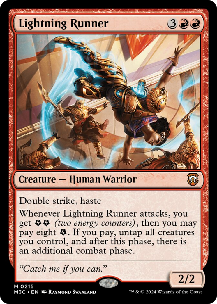 Lightning Runner (Ripple Foil) [Modern Horizons 3 Commander] | Good Games North