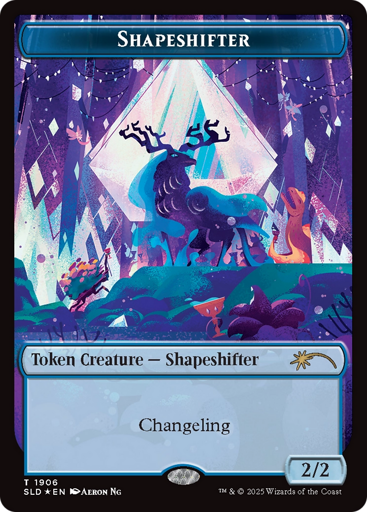 Shapeshifter Token (1906) (Double Rainbow Foil) [Secret Lair Drop Series] | Good Games North
