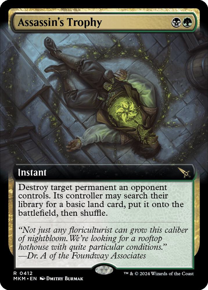 Assassins Trophy Extended Art (Murders at Karlov Manor)  - Foil | Good Games North