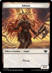 Angel // Plot Double-Sided Token [Outlaws of Thunder Junction Tokens] | Good Games North