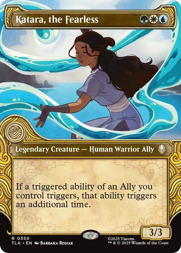 Katara the Fearless Showcase 350 (Avatar: The Last Airbender)  - Foil | Good Games North