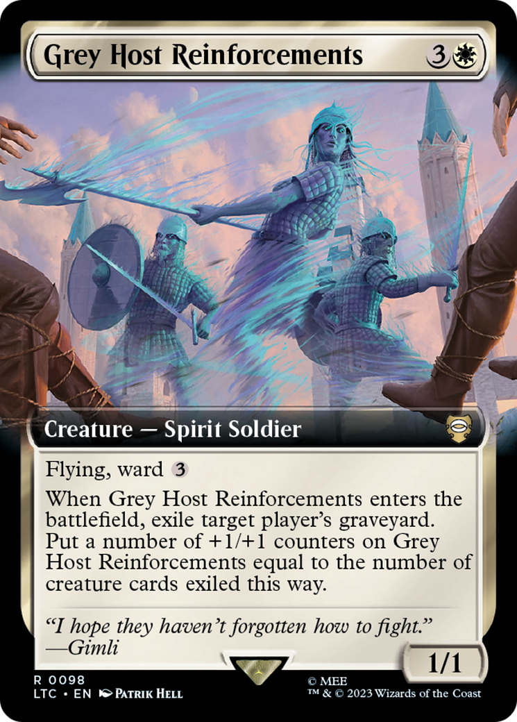 Grey Host Reinforcements (Extended Art) [The Lord of the Rings: Tales of Middle-Earth Commander] | Good Games North
