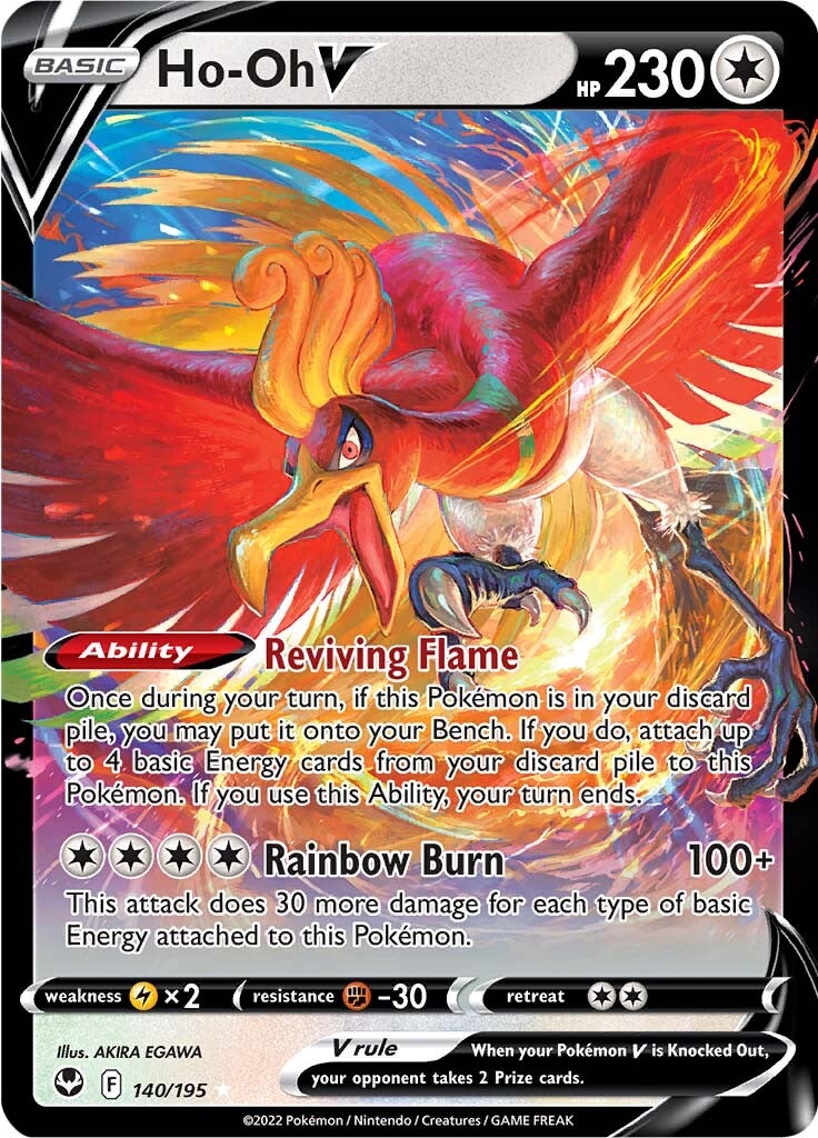 Ho-oh V (140/195) [Sword & Shield: Silver Tempest] | Good Games North
