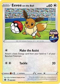 Eevee on the Ball (002/005) [Miscellaneous Cards] | Good Games North